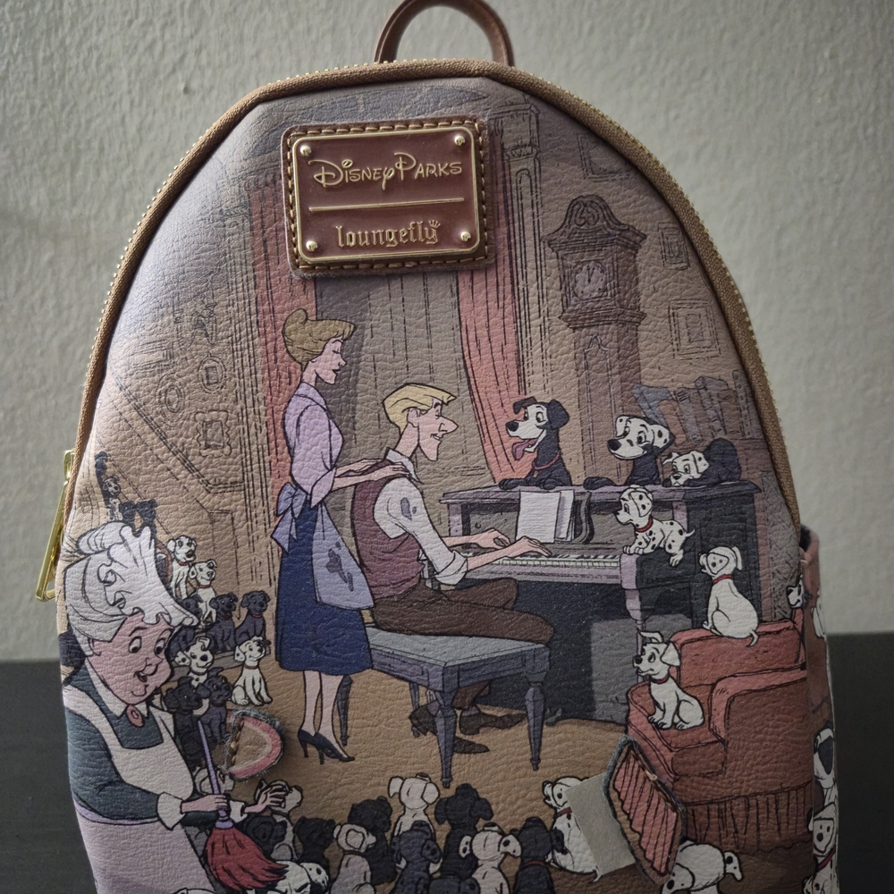 Loungefly Disney Parks 101 Dalmatians Scene Mini Backpack. Limited
